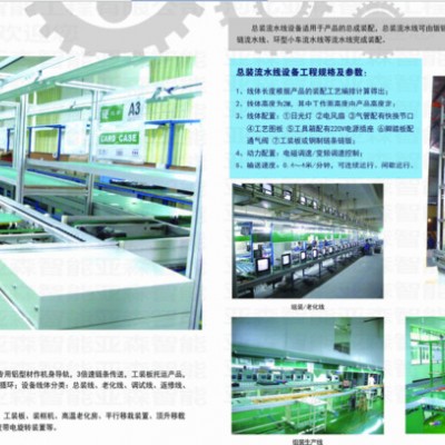 智能裝備集成及涂裝生產線；家電產品組裝、總裝生產線；快遞物流自動分揀系統以及工業生產設備自動化、智能化升級改造