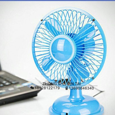 usb充電風(fēng)扇學(xué)生沖電電池風(fēng)扇迷你臺(tái)式小風(fēng)扇5寸6寸mini