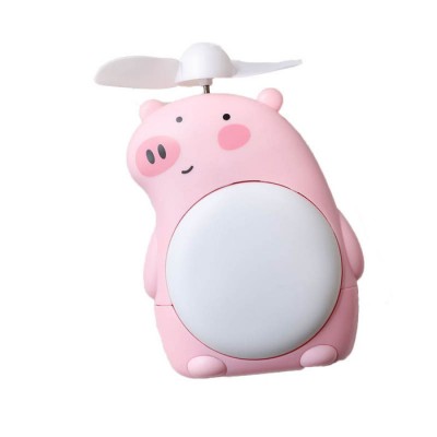 卡通**迷你風扇** 夜燈USB充電手持隨身小風扇兒童禮品定制logo 卡通**風扇定制