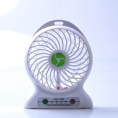 夏季爆款 桌面電風扇 USB迷你帶充電寶小風扇
