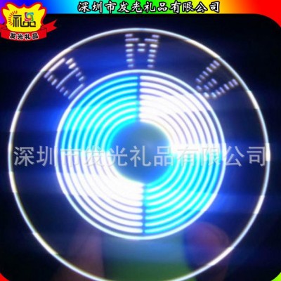北京個性禮品定制 新奇特小風扇LED迷你風扇發光文字風扇