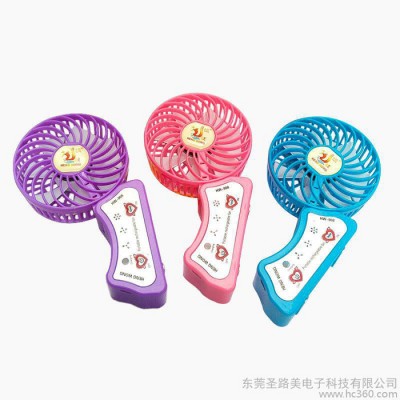 新款usb迷你靜音小風扇卡通風扇學生兒童手持便攜式可充電風扇