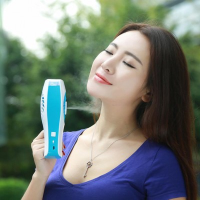 匯奇美 USB迷你噴霧風扇 手持美容加濕風扇 新款噴霧小風扇 二代美容風扇