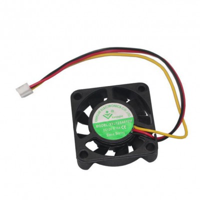 3D打印機(jī)配件 直流風(fēng)扇 DC 12V 4CM 40MM  無(wú)刷直流小風(fēng)扇