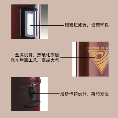外接式Cyclo VacGS125非無線中央吸塵器家用大吸力強力手持式大功率運行安靜除塵系統加拿大原裝進口儲物室雜物間