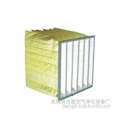空氣凈化器產(chǎn)品袋式中效過濾器山東德州**F7/F8高效過濾器