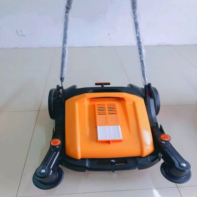手扶式清地掃地機 工業路面專用清雜車 無動力手推掃地機 吸塵器