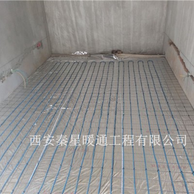 安澤電采暖輕鋼別墅家用電地暖安裝