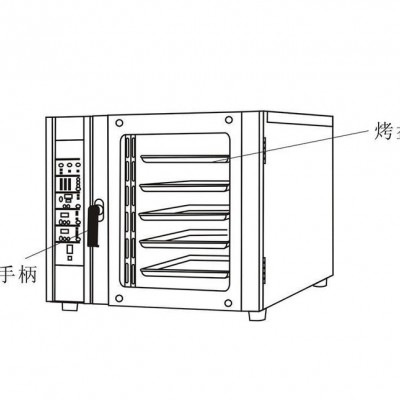 烘焙電烤箱商用1層5盤蛋糕面包帶定時器烤爐單層烘爐烤箱家用