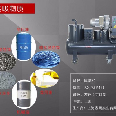 車間油污鐵渣粉塵專業(yè)吸塵器 威德爾WX350-3OI 大功率工業(yè)吸油機