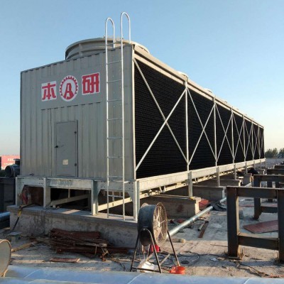 上海本研制冰機(jī)配套用嘉定BY-H-200TC7方形橫流冷卻水塔 無飛水點(diǎn)波斜紋填料 超靜音電機(jī)風(fēng)機(jī)減速機(jī)