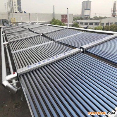 億家人 大型太陽能熱水器工程 平板太陽能集熱器廠家 全玻璃真空太陽能集熱管