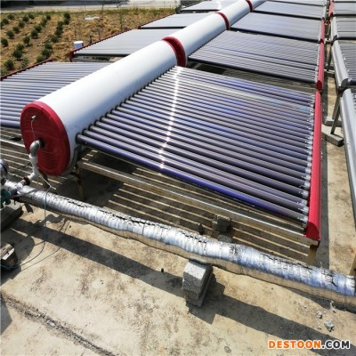 空氣能與雙插管太陽能結合精簡_太陽能熱水器_太陽能光暖機