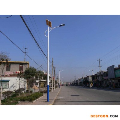 可定制太陽能路燈 農村LED一體化路燈帶燈桿戶外燈新農村太陽能燈