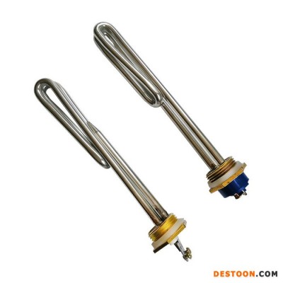 1寸螺紋加熱管DN25六角電加熱棒太陽能熱水器發熱管220V2KW3KW4KW 不銹鋼加熱棒 防爆加熱棒