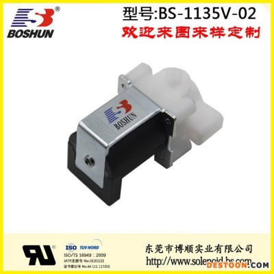 東莞博順電磁鐵廠家供應(yīng)直流電壓DC24V長時(shí)間通電時(shí)間為45秒高壽命熱水器電磁閥BS1135V系列