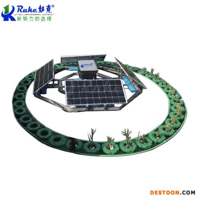 如克環保廠家推出RSUN生態生物浮床，太陽能生態系統