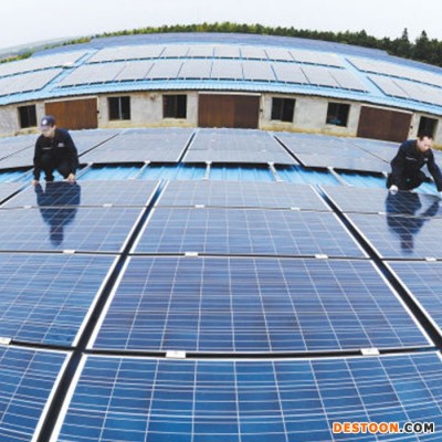 **_斜屋面分布式光伏電站/屋頂太陽能發電板/分布式太陽能光伏電站