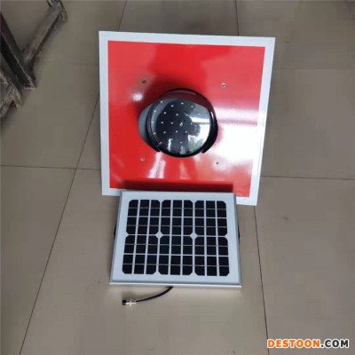 鐵路軌道太陽能車擋表示器紅色信號燈太陽能土擋燈LED信號燈價格