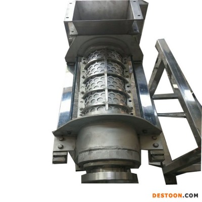 雙道去殼破碎打汁機 不銹鋼螺旋榨汁機 果蔬擠壓出汁機蔬菜脫汁機