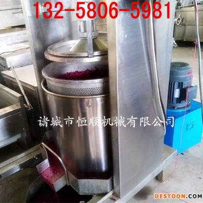 發酵果酒壓榨機  自動下出料壓榨機   **桃、蘋果果汁快速榨汁機
