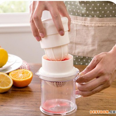 手動(dòng)榨汁器 橙子西瓜檸檬水果蔬菜組合式塑料榨汁機(jī) 廣告贈(zèng)品