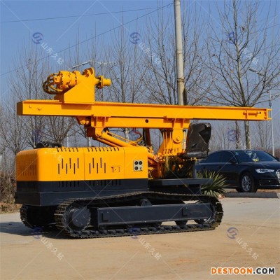 山東久鉆小型螺旋鉆機 太陽能光伏樁螺旋打樁機