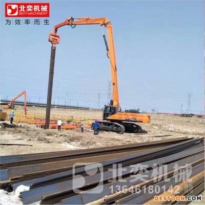 挖掘震動錘機 光伏太陽能發電打樁機價格 振動式拔樁機 橋梁樁機價格 水泥柱打樁機