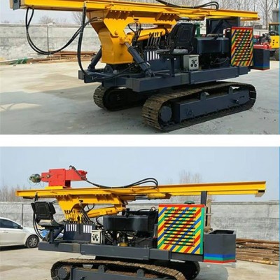 程煤履帶式光伏打樁機 自行走光伏打樁機 打樁機廠家
