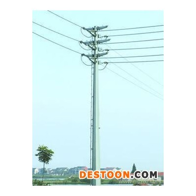 北京昌平10KV電力鋼桿及太陽(yáng)能路燈桿