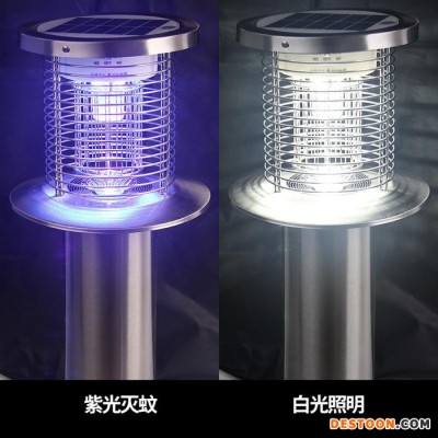 尚科戶外太陽能草坪滅蚊燈 小區別墅捕蚊器殺蟲燈 太陽滅蚊燈 庭院燈