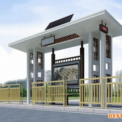 公交站臺定制生產廠家供應太陽能候車亭 發往天津 山東 安徽等全國各地