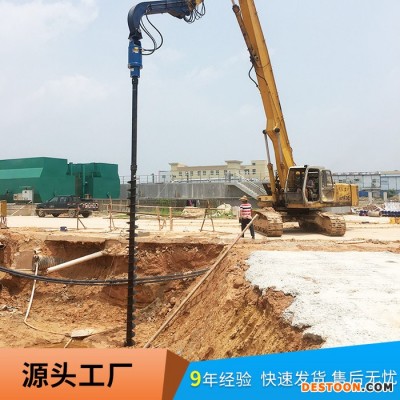 北奕  螺旋鉆機(jī) 太陽能光伏立柱打樁機(jī) 挖掘機(jī)挖坑機(jī)