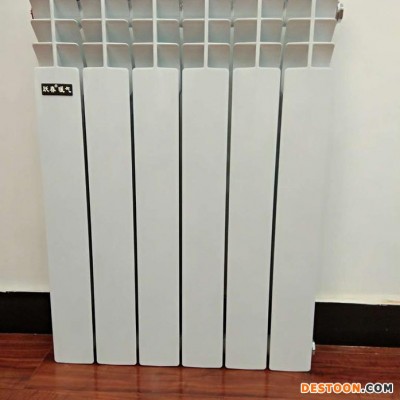 【躍春**壓鑄鋁雙金屬散熱器 雙金屬散熱器 鑄鋁散熱器壁掛式 散熱器集中供暖