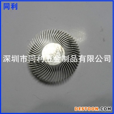 直銷 精密led鋁型材散熱器 led太陽花鋁型材散熱器