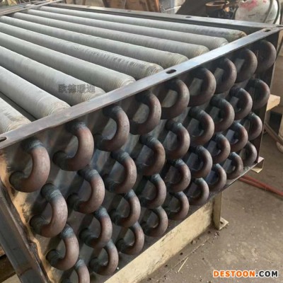 衡水歐德 高頻焊翅片管散熱器 工業(yè)螺旋管散熱器 蒸汽加熱散熱器