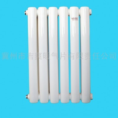 吉爽  供應(yīng)   鋼制橢管散熱器   鋼制散熱器