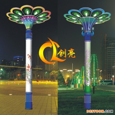 創亮戶外照明CL-1718   太陽能路燈  圓柱景觀燈庭院燈 定制戶外景觀燈 ** 質量保證 價格合理
