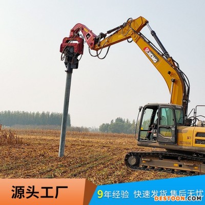 預(yù)應(yīng)力管樁機(jī)械型號(hào) 北奕機(jī)械南京BY-VH250 預(yù)應(yīng)力混凝土管拔打樁機(jī) 太陽能打樁機(jī)