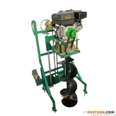 搭建竹棚鉆眼機 宇佳大棚埋樁挖坑機 太陽能路燈桿打洞機**