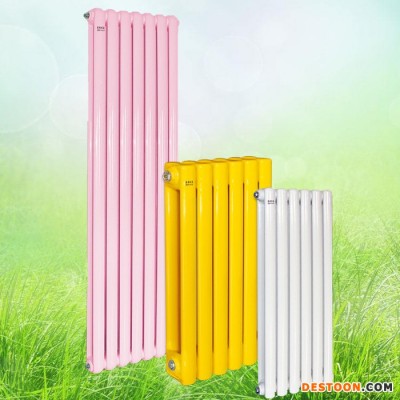 吉爽  散熱器   廠家批發(fā)  鋼制橢圓管二柱散熱器  工程家用散熱器  價格實(shí)惠