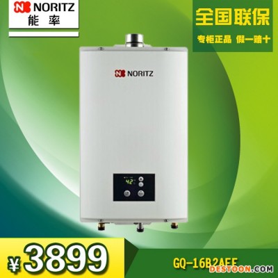 諾優家商城 能率熱水器GQ-16B2AFE恒溫強排燃氣熱水器市區包安裝