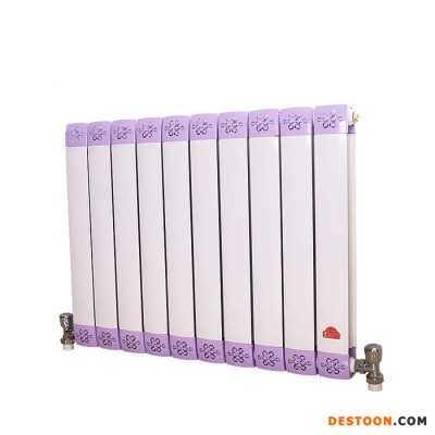 春光牌85*75 銅鋁復合暖氣片 家用集中供暖散熱器 銅鋁復合散熱器 銅管水暖散熱器 **