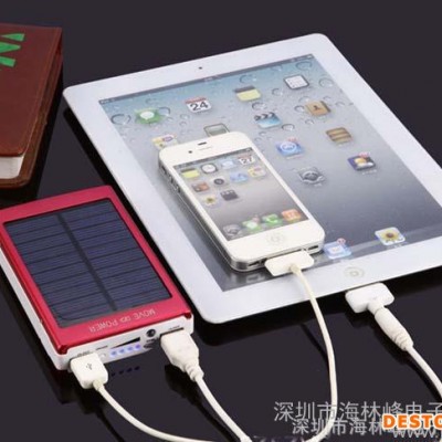 雙USB太陽能充電器，帶LED燈太陽能充電器，太陽能充電器帶燈