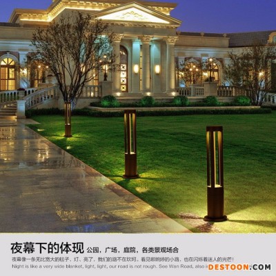 工廠批發戶外LED燈 太陽能草坪燈園林別墅庭院綠道小區防水景觀燈