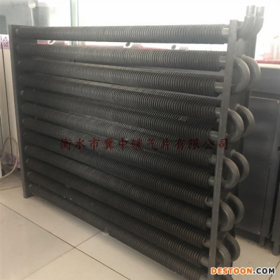 冀中翅片管 換熱器 洗滌烘干設備專用散熱器  唐山洗滌烘干設備專用散熱器   洗滌烘干設備專用散熱器支持定制