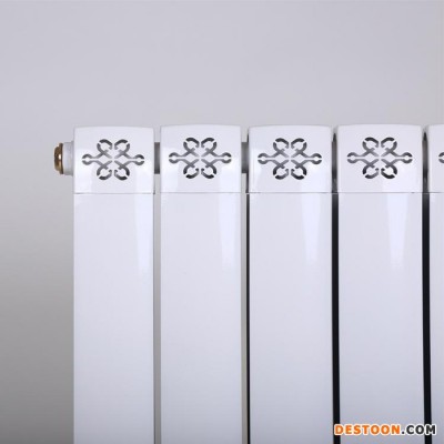 【冀中】防熏墻散熱器 銅鋁暖氣片 90*90銅鋁復(fù)合暖氣片  銅管散熱器批發(fā) 銅鋁復(fù)合散熱器
