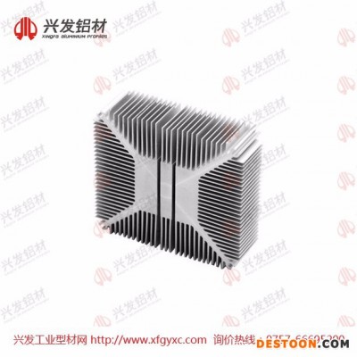興發(fā)鋁材 LED燈具散熱器鋁型材定制加工|**批發(fā)