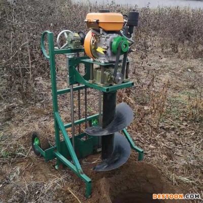 佳碩帶架子手推式鉆眼機 林業(yè)山丘種樹挖坑機 太陽能路燈桿鉆孔機