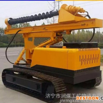 履帶式全液壓打樁機 太陽能光伏全液壓履帶式打樁機